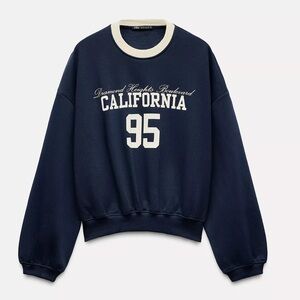 Zara Varsity Sweatshirt, Women’s S